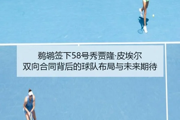 鹈鹕签下58号秀贾隆·皮埃尔 双向合同背后的球队布局与未来期待